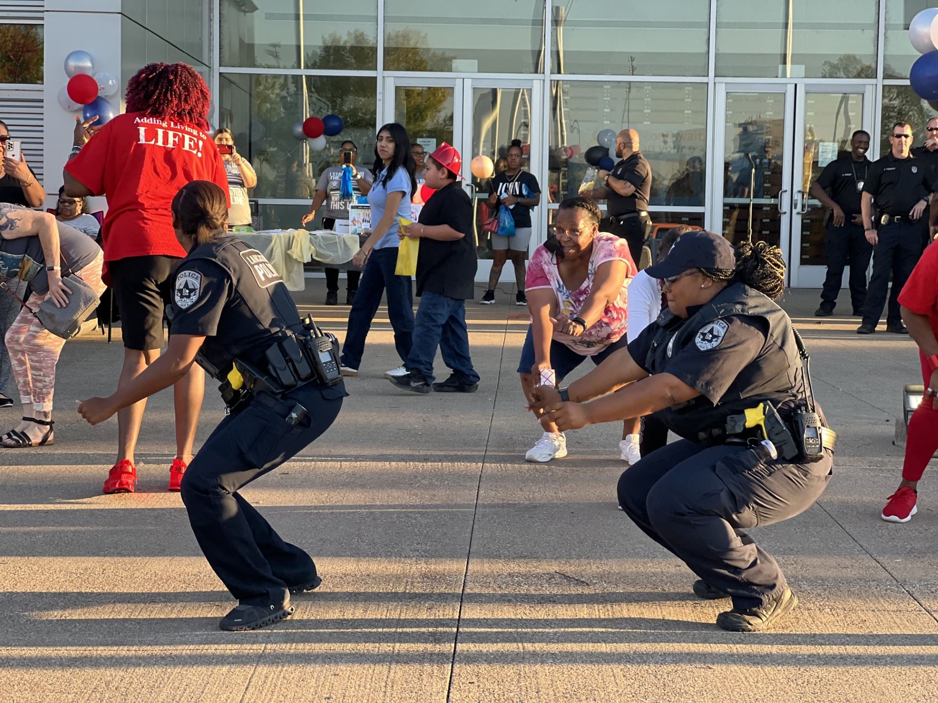 Officer Campbell and Underwood